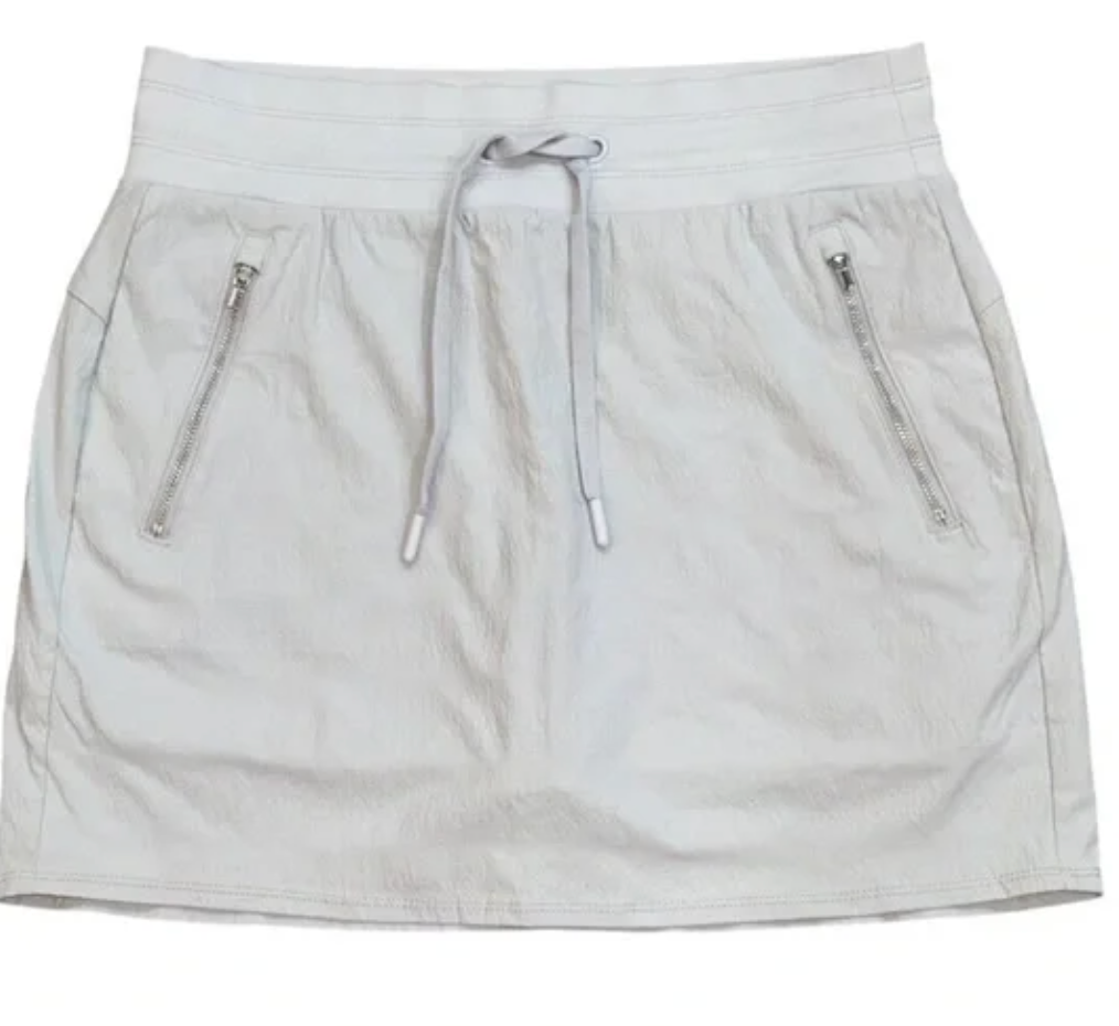 Athleta Trekkie North Skirt/Skort – Pockets – Galactic Grey – Size 8
