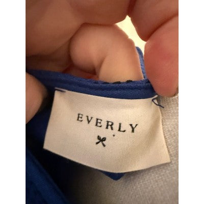 Everly Long-sleeve cropped Blue/Black Striped M