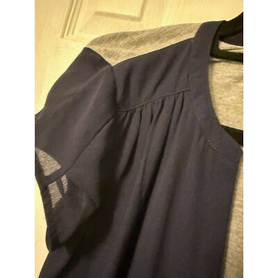 Daniel Rainn Womens Top Size Medium Navy & Gray