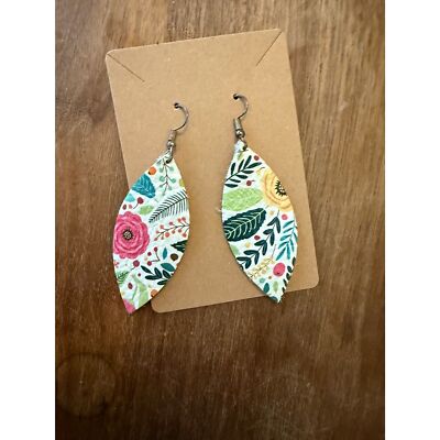 Wooden Earrings (VARIETY of Colors) Pick 1