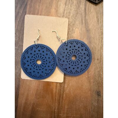 Wooden Earrings (VARIETY of Colors) Pick 1