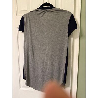 Daniel Rainn Womens Top Size Medium Navy & Gray