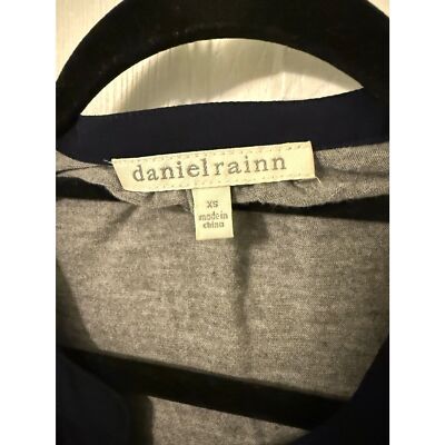 Daniel Rainn Womens Top Size Medium Navy & Gray