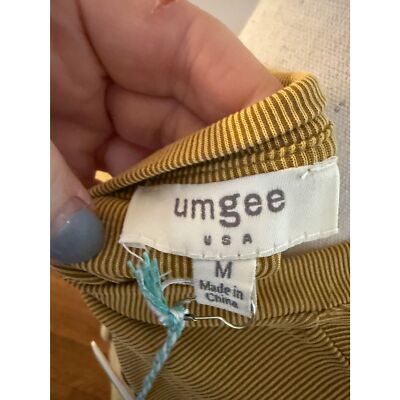 Umgee V-Neck T-Shirt Dress – Mustard – Size Medium – NWT
