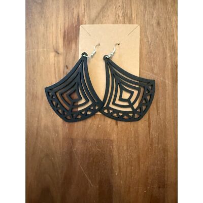 Wooden Earrings (VARIETY of Colors) Pick 1