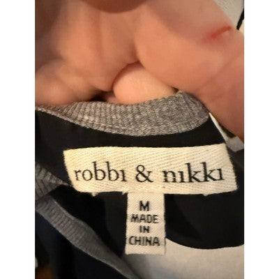 Anthropologie 'Robbi & Nicki' Medium Grey/Black Tank New