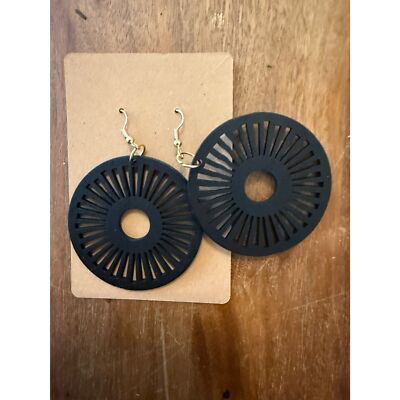 Wooden Earrings (VARIETY of Colors) Pick 1
