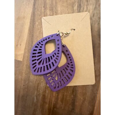 Wooden Earrings (VARIETY of Colors) Pick 1