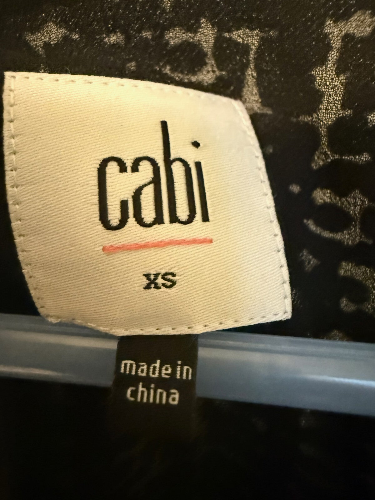 CAbi #3090 Broken Check Sleeveless Blouse Black White Houndstooth -XS