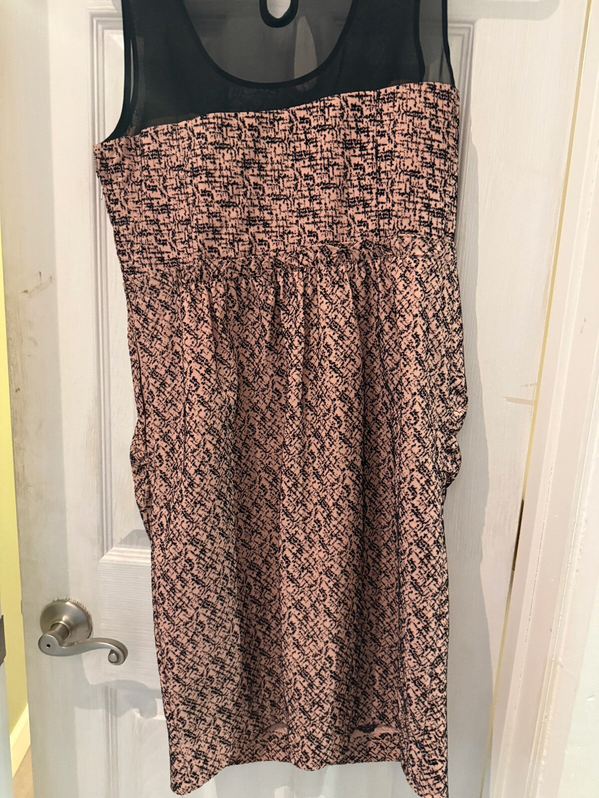 Moulinette Soeurs Anthropologie Velvet Sheath Dress Womens Size 6 Pink