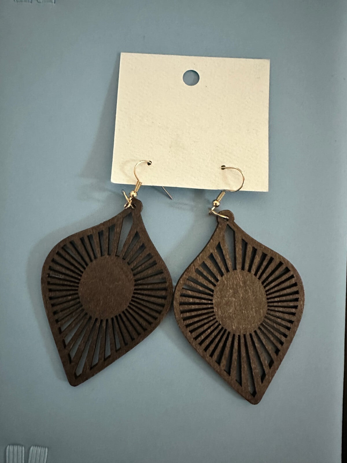 Simple Bohemian Style Wooden Jewelry Trendy Female Earrings