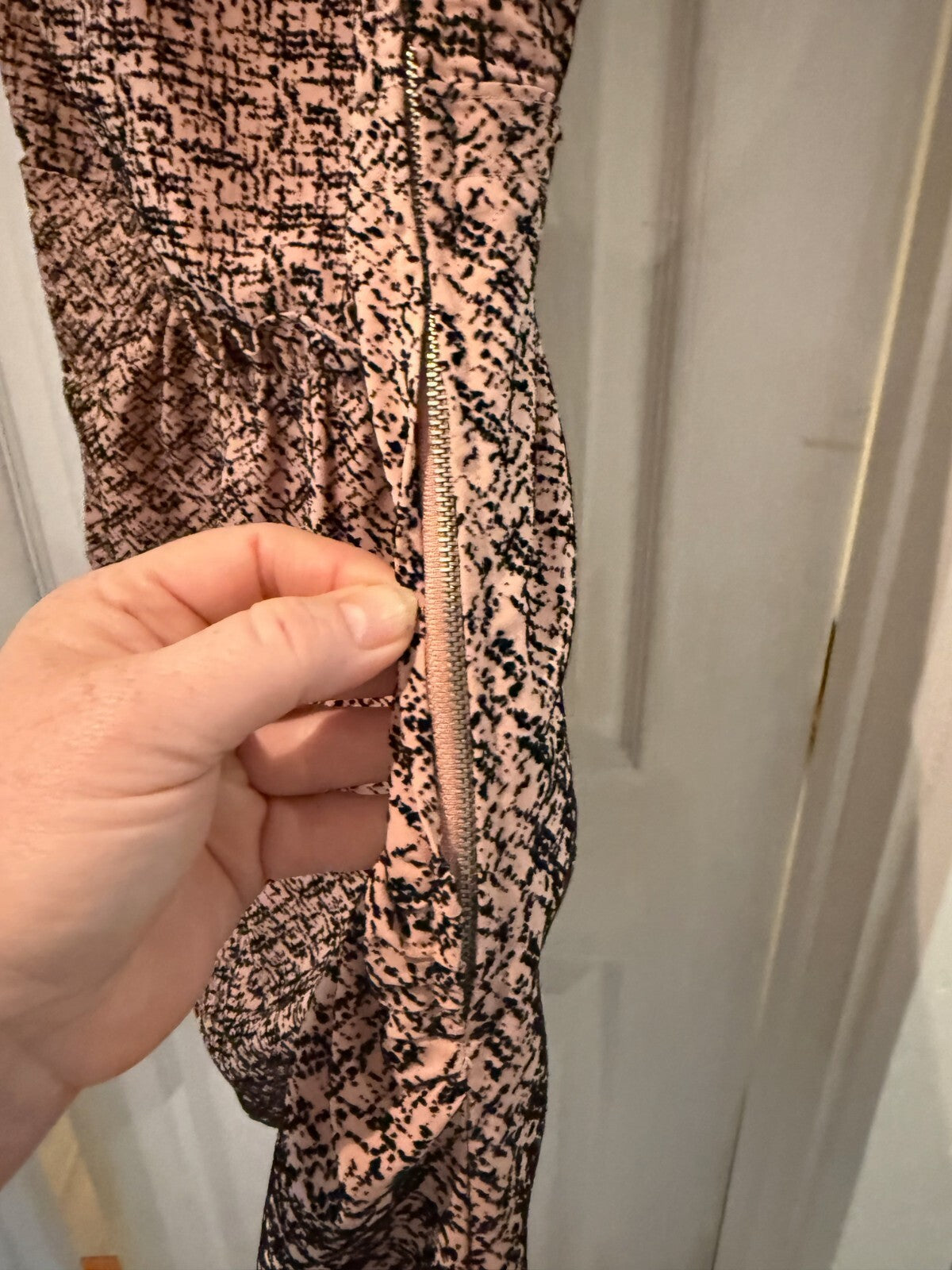 Moulinette Soeurs Anthropologie Velvet Sheath Dress Womens Size 6 Pink