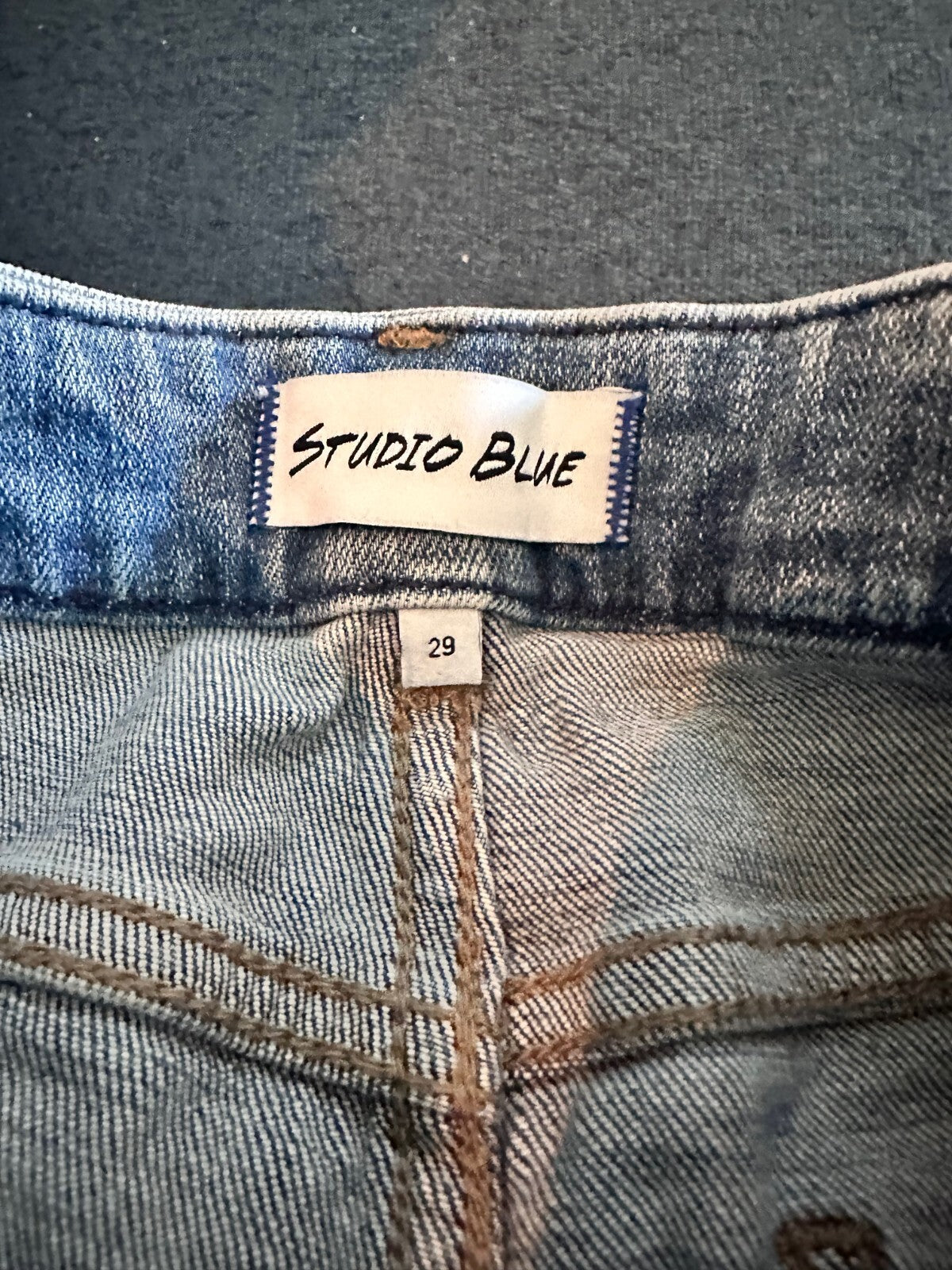 Studio Blue High Rise Straight Leg Jeans  size 29 NWOT never worn