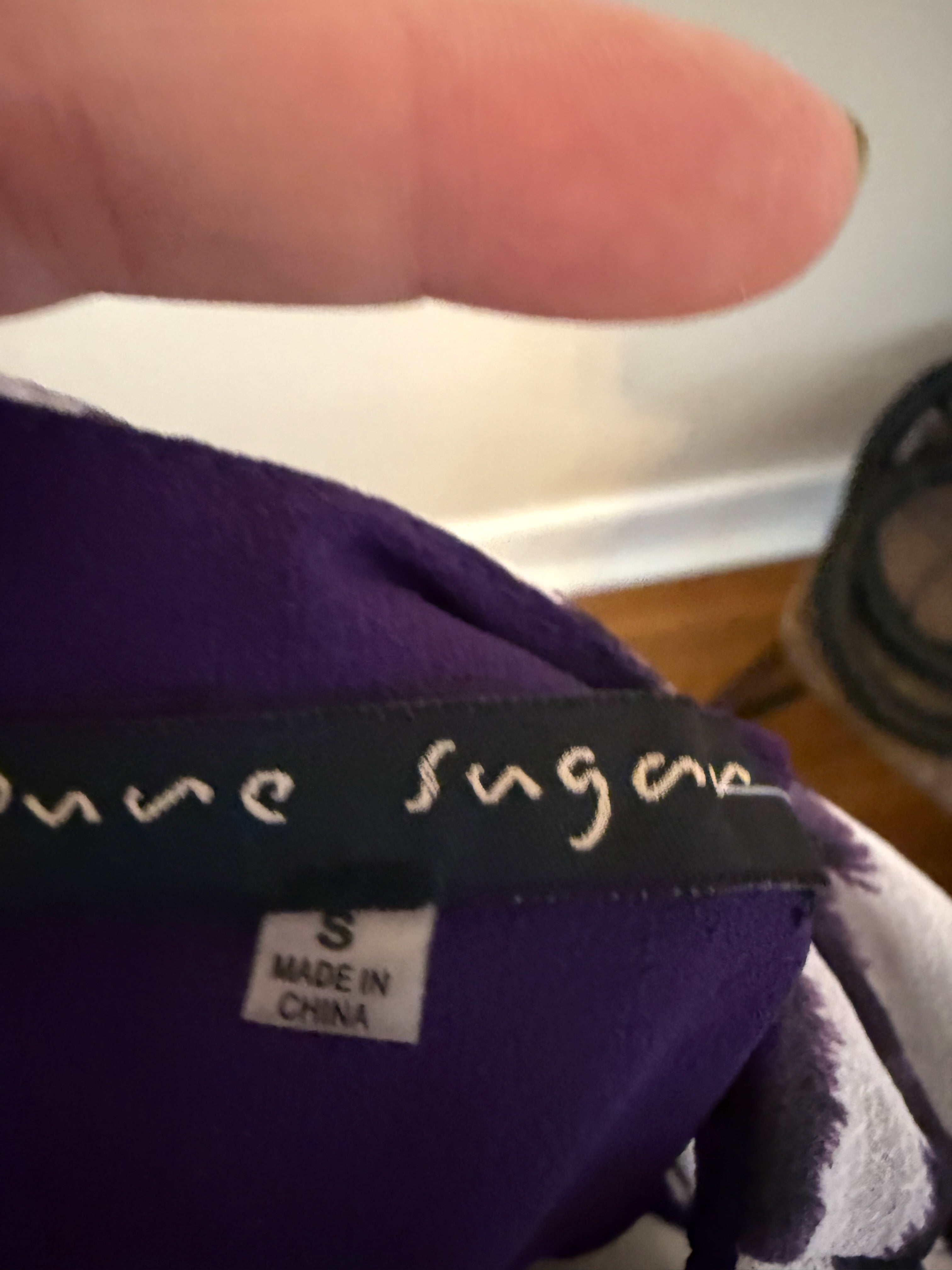 pure sugar purple dress NWT size S