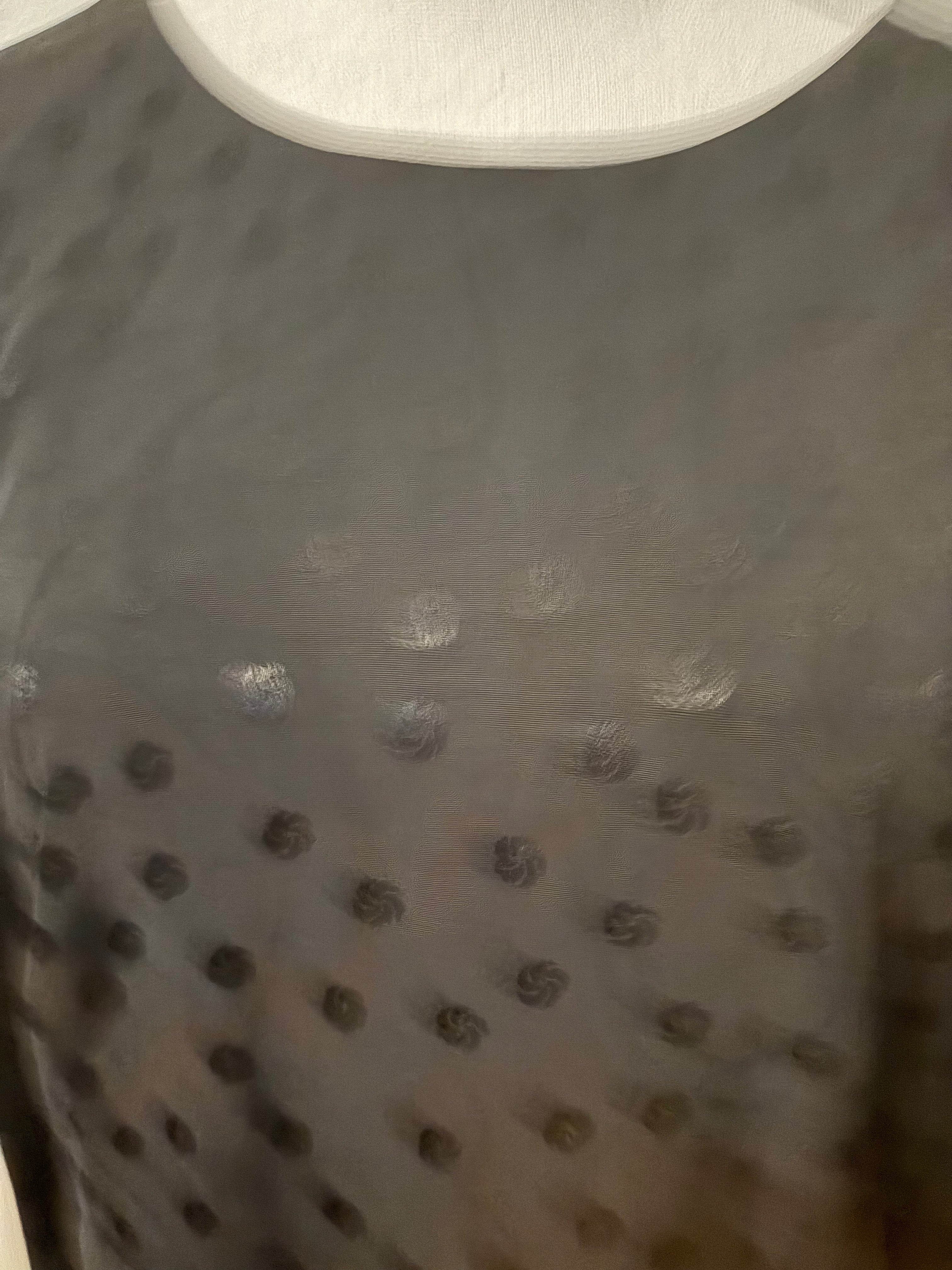 J. Crew Dress in Black Dot Long-sleeve - Size 10