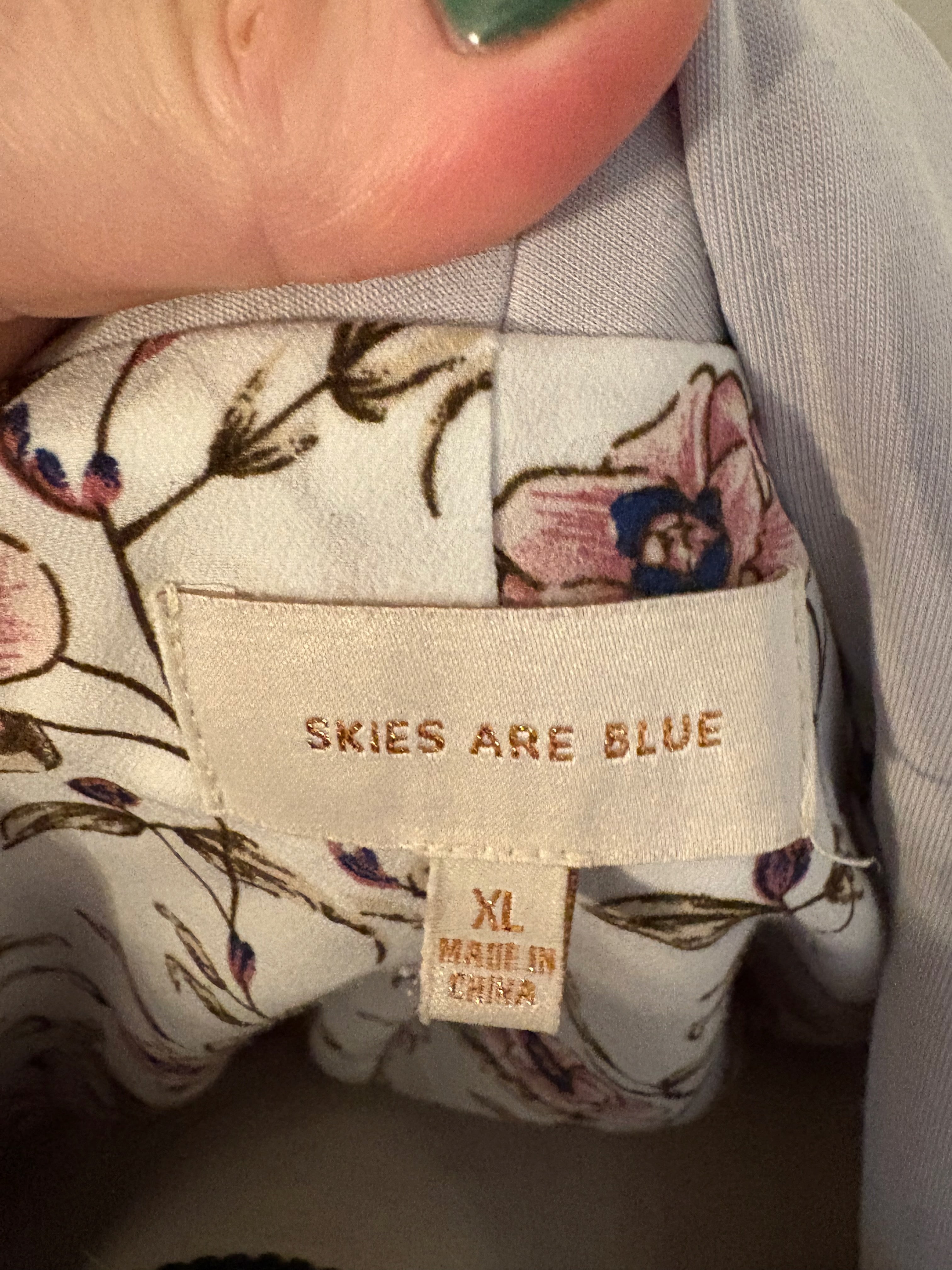 Skies Are Blue Blazer Women’s XL