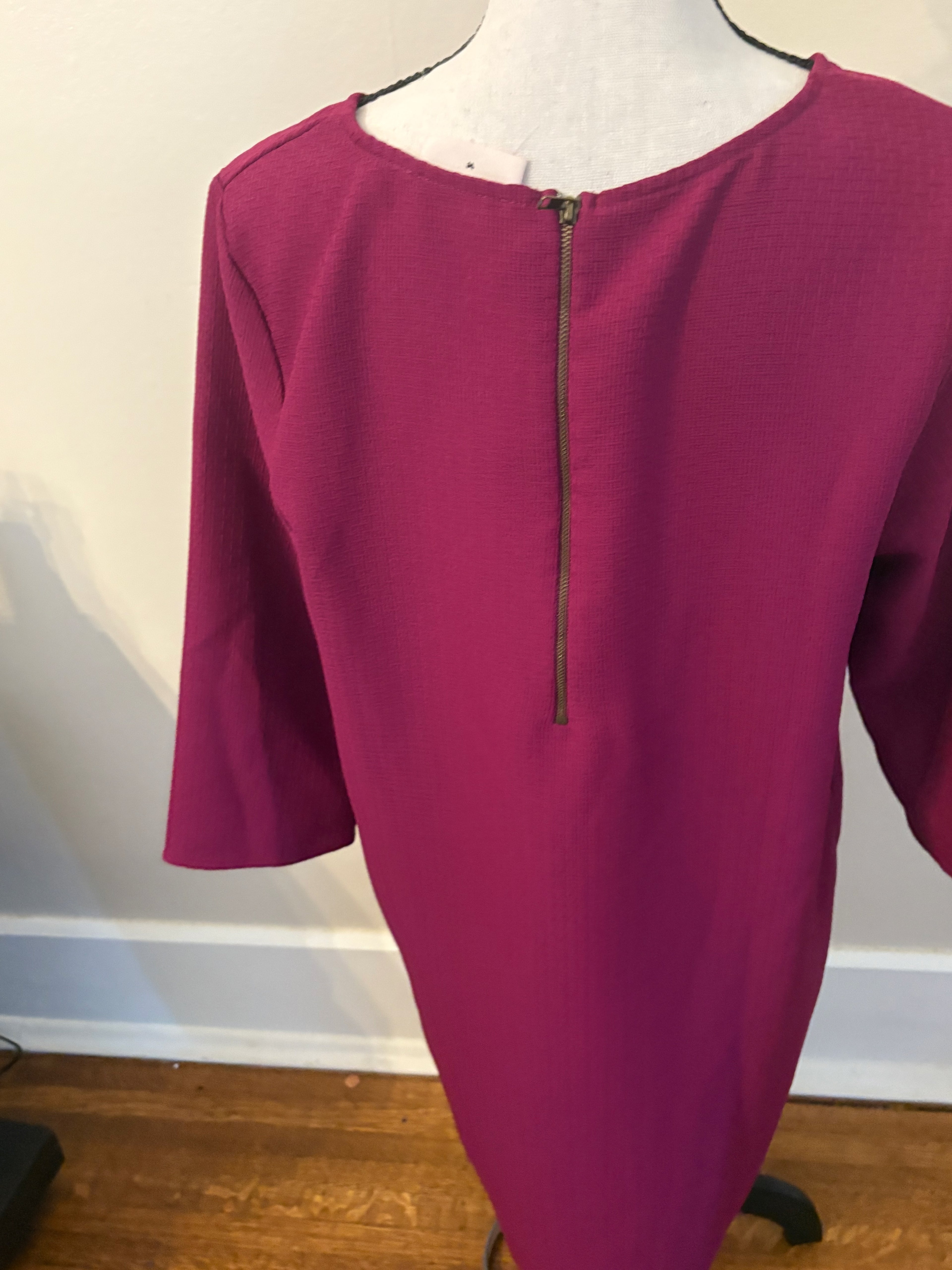 Everly Magenta Dress – Size L