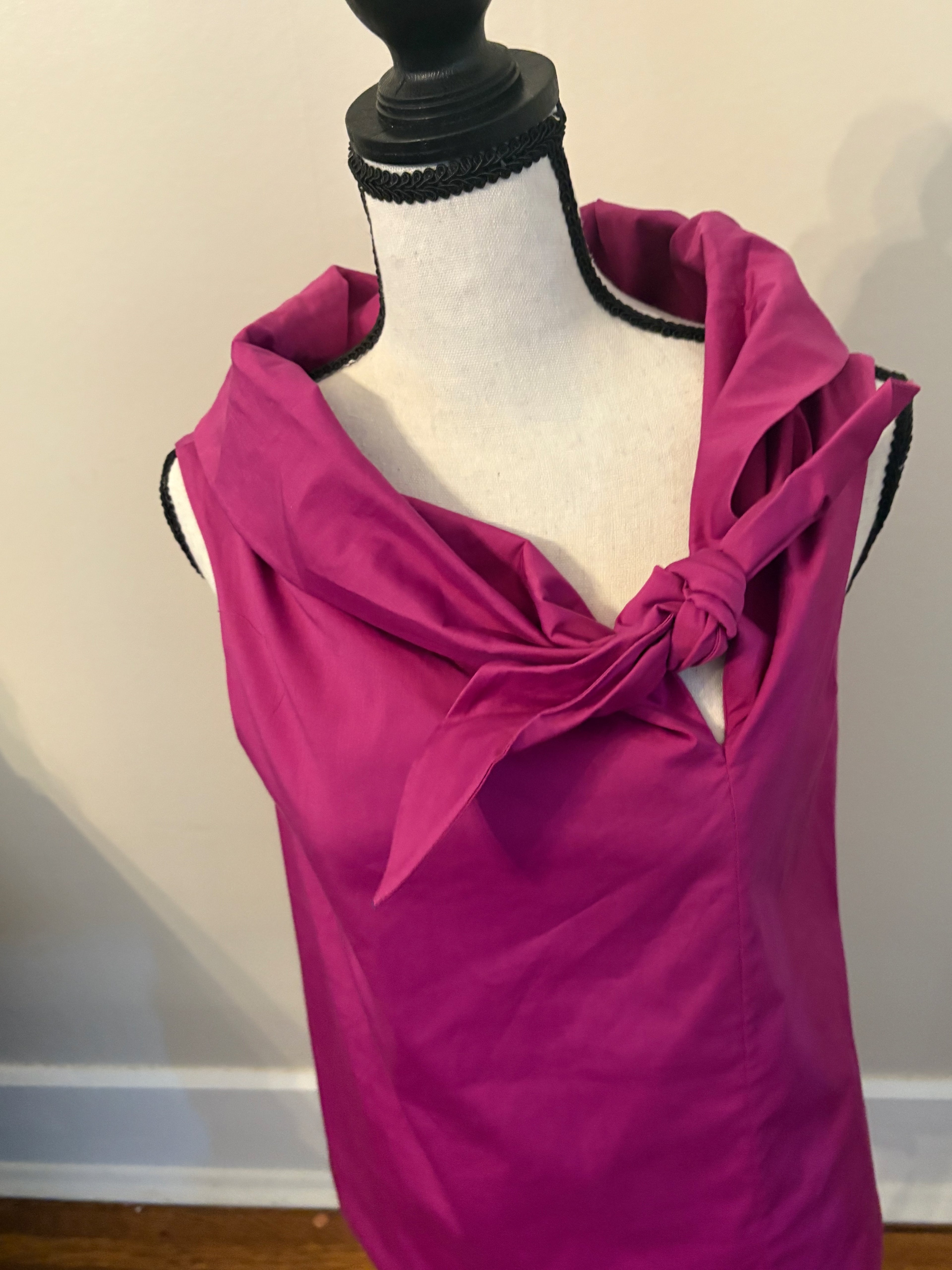 Anthropologie Theory Woman’s Medium Sleeveless Pink Silk Blouse 081209