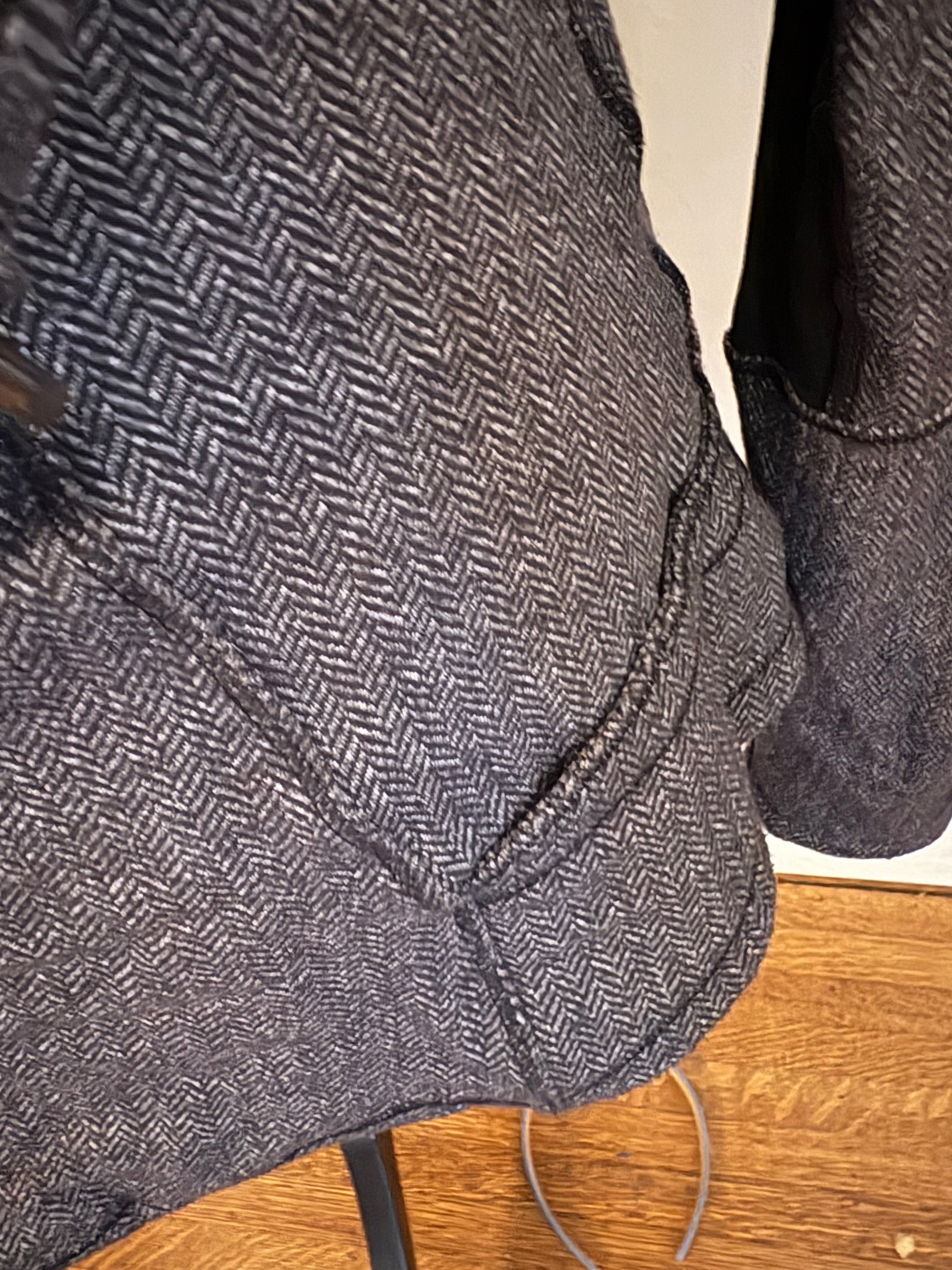 Lululemon Think Fast Pullover Mini Check Pique Pique Black Heathered Size M