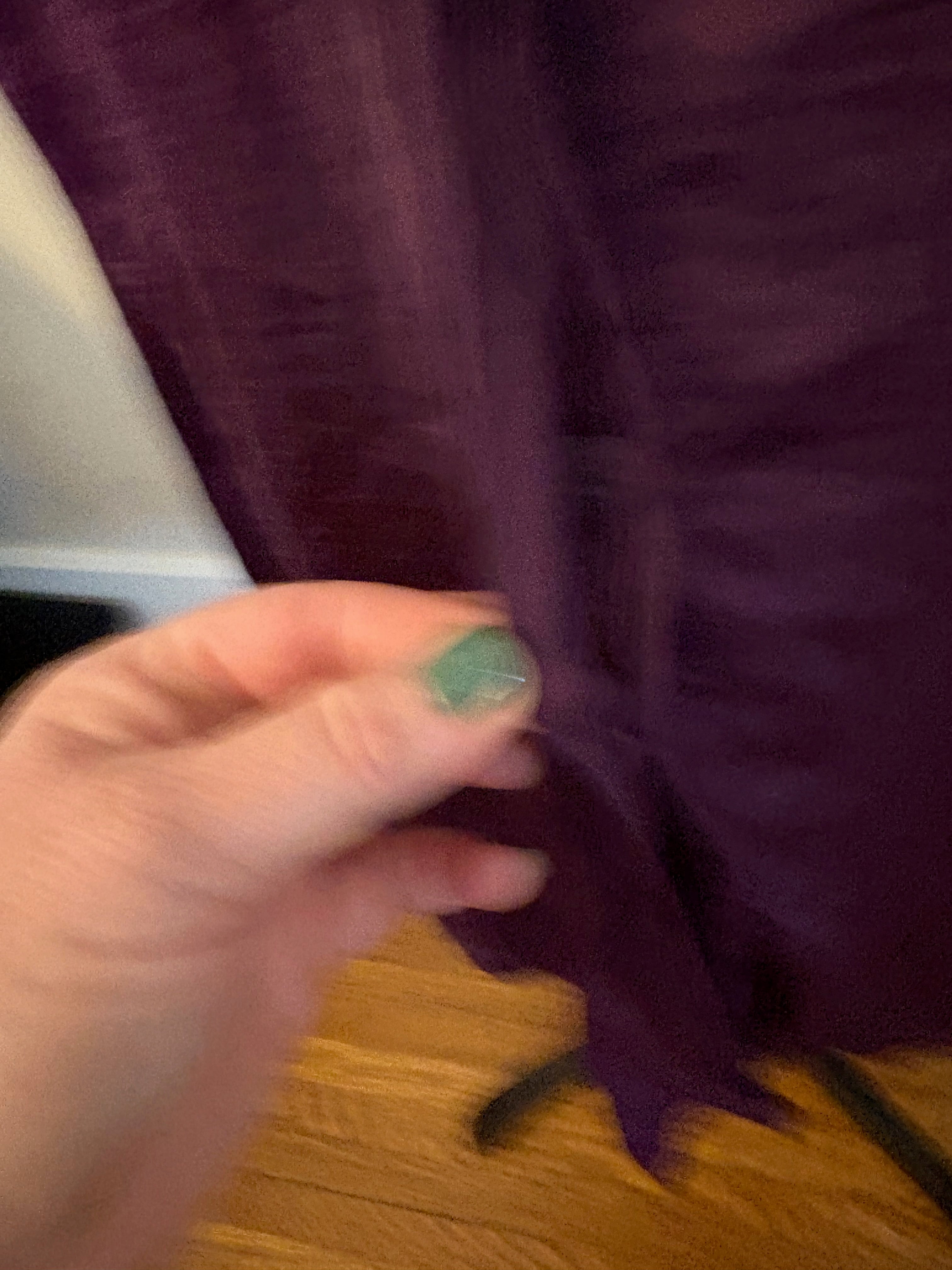 CAbi Beguile Blouse Tunic Top  M Purple