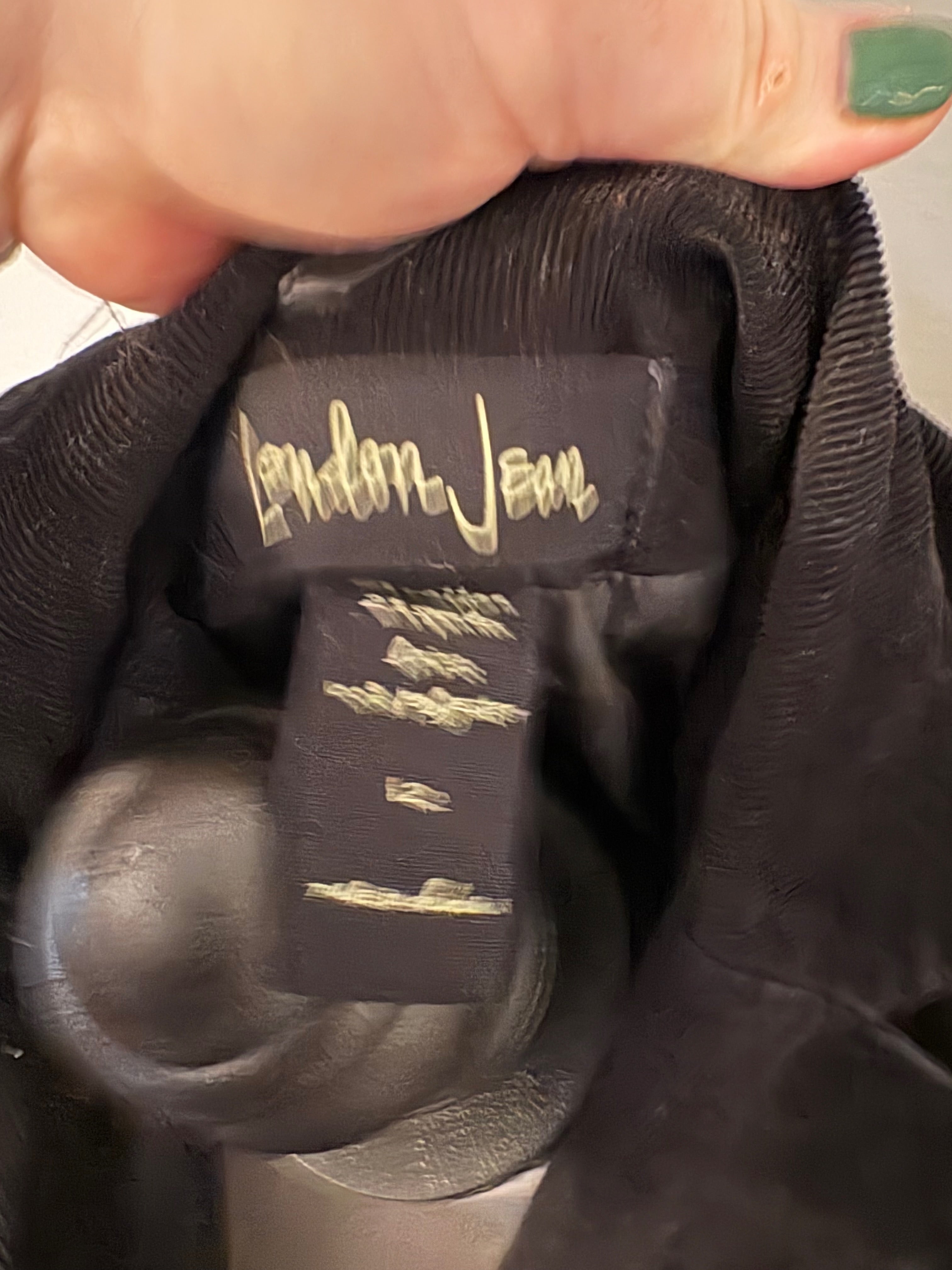 London Jean Corduroy Black Blazer Size 12