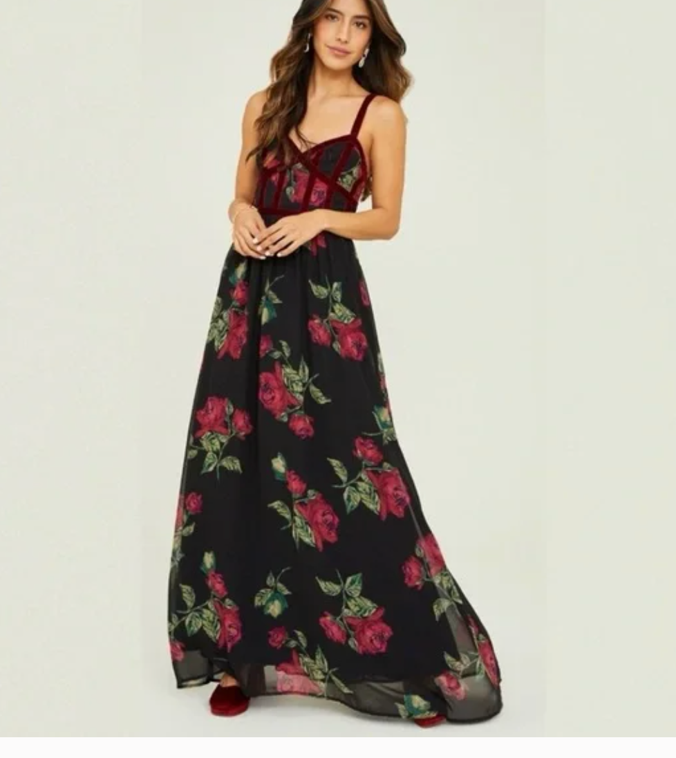 SOLD: Altar’d State Floral Maxi Dress - Size S