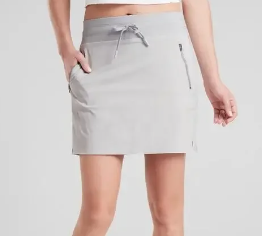 Athleta Trekkie North Skirt/Skort – Pockets – Galactic Grey – Size 8
